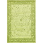Rug Unique Loom La Jolla Light Green Rectangular 6' 0 x 9' 0