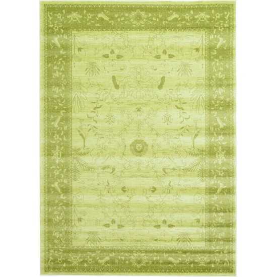 Rug Unique Loom La Jolla Light Green Rectangular 7' 0 x 10' 0