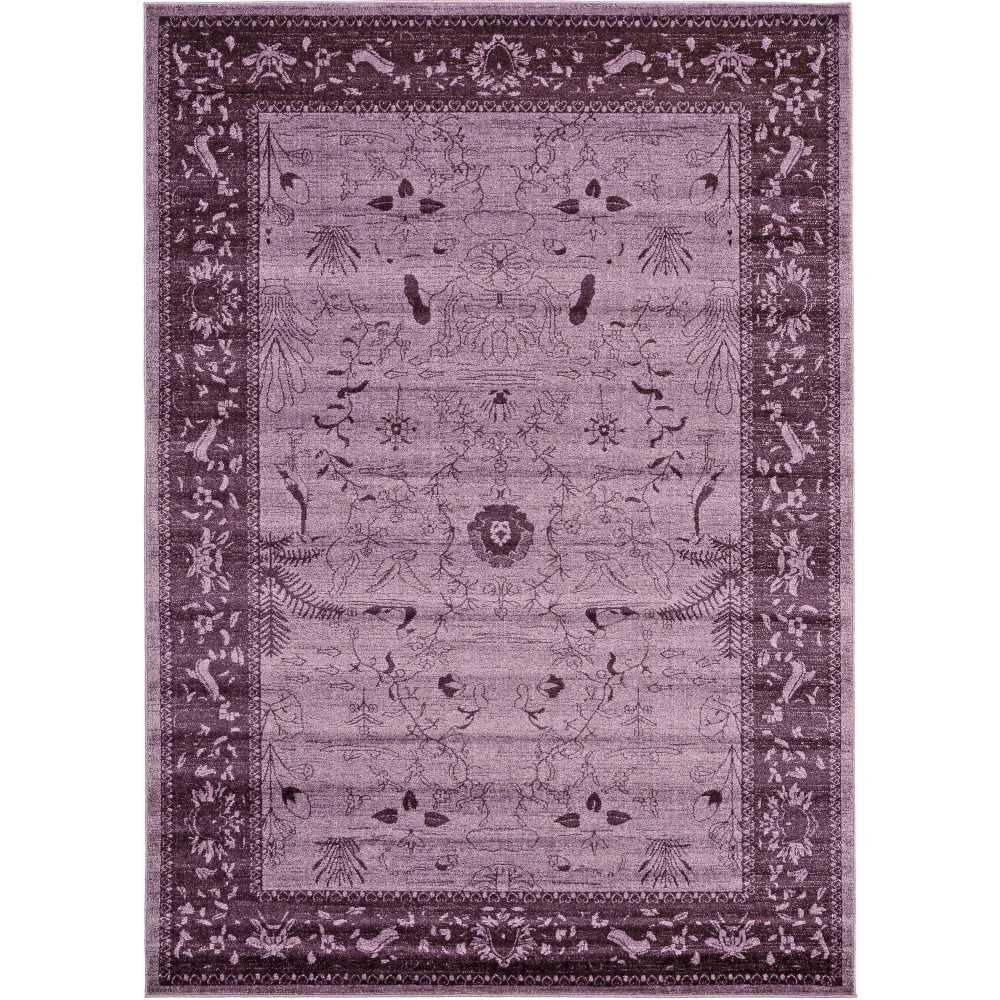 Rug Unique Loom La Jolla Violet Rectangular 7' 0 x 10' 0 Rug Unique Loom La Jolla Violet Rectangular 7' 0 x 10' 0