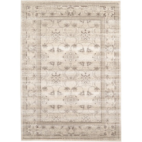 Rug Unique Loom La Jolla Ivory Rectangular 7' 0 x 10' 0