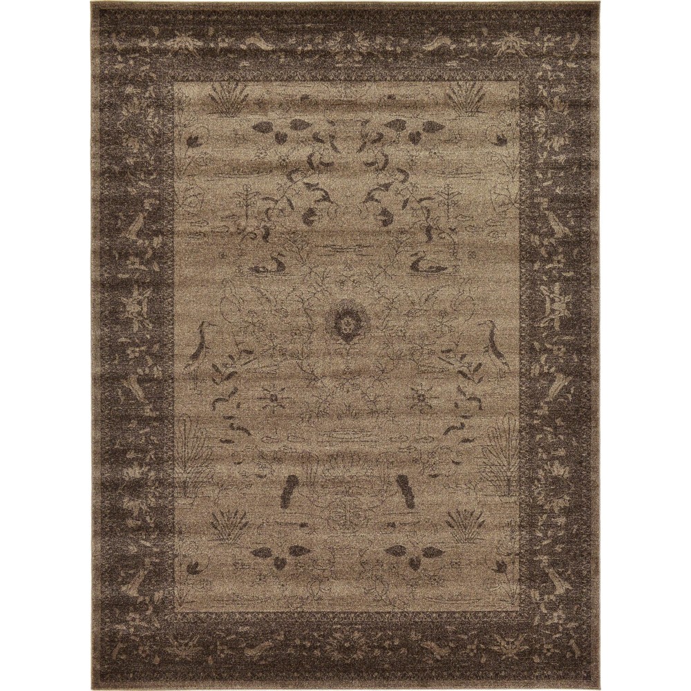 Rug Unique Loom La Jolla Light Brown Rectangular 8' 0 x 11' 0 Rug Unique Loom La Jolla Light Brown Rectangular 8' 0 x 11' 0