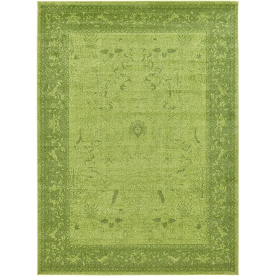 Rug Unique Loom La Jolla Green Rectangular 8' 0 x 11' 0