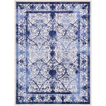 Rug Unique Loom La Jolla Blue Rectangular 8' 0 x 11' 0