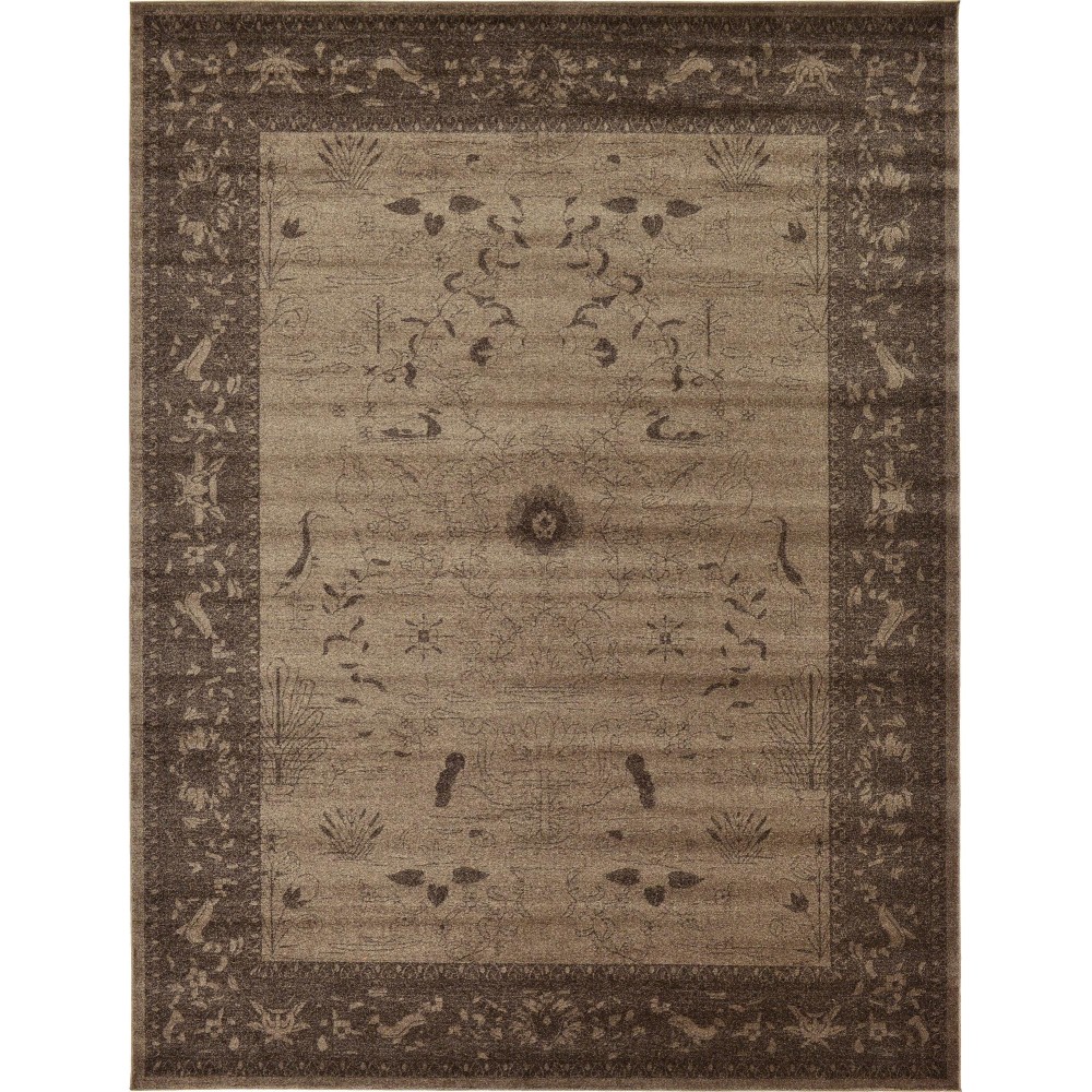 Rug Unique Loom La Jolla Light Brown Rectangular 10' 0 x 13' 0 Rug Unique Loom La Jolla Light Brown Rectangular 10' 0 x 13' 0