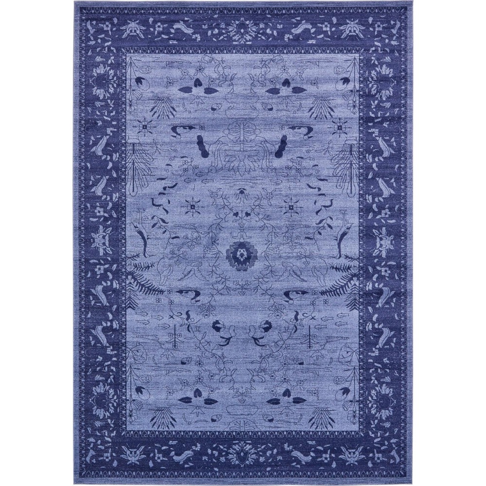 Rug Unique Loom La Jolla Blue Rectangular 10' 0 x 13' 0 Rug Unique Loom La Jolla Blue Rectangular 10' 0 x 13' 0