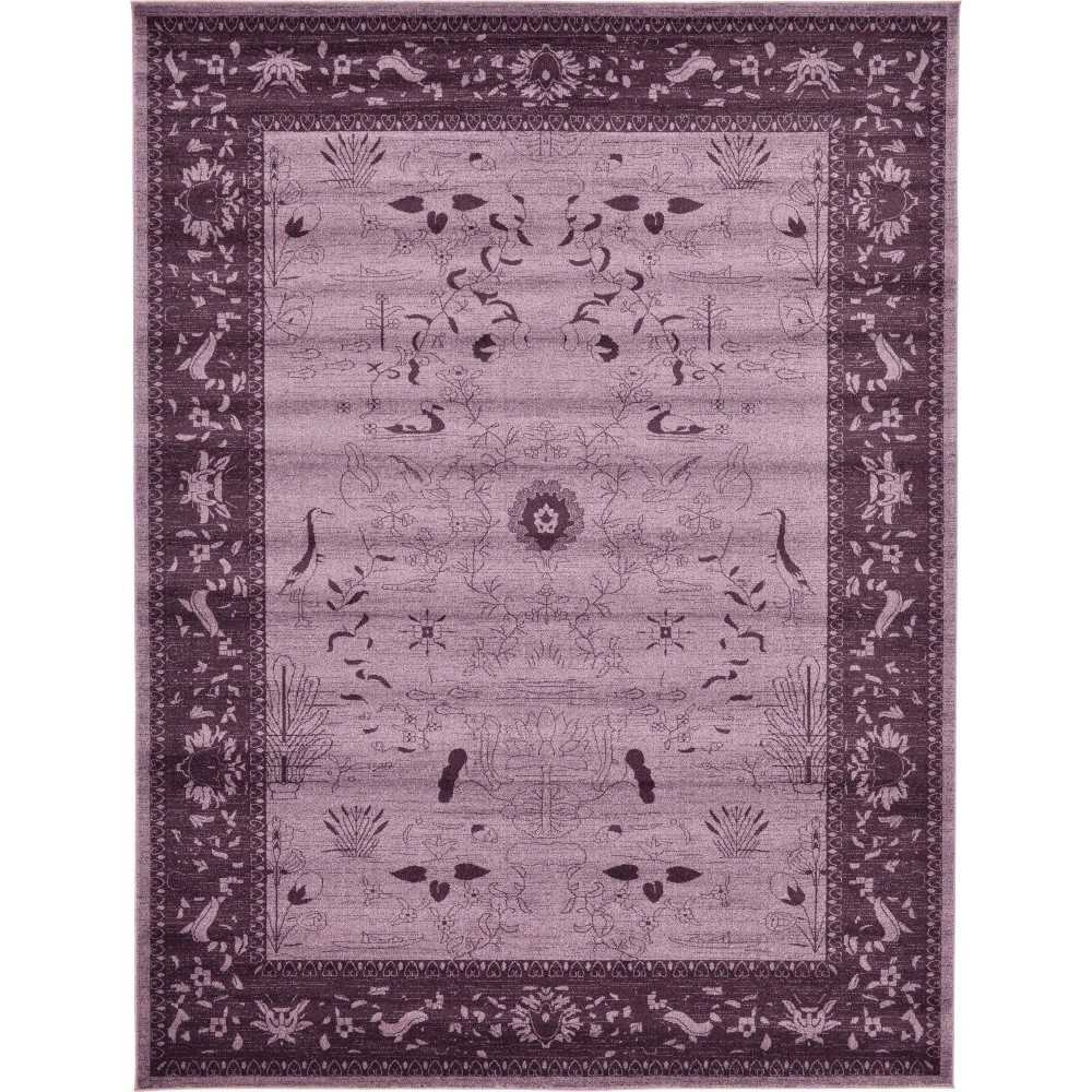 Rug Unique Loom La Jolla Violet Rectangular 10' 0 x 13' 0 Rug Unique Loom La Jolla Violet Rectangular 10' 0 x 13' 0