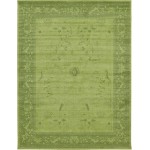Rug Unique Loom La Jolla Green Rectangular 10' 0 x 13' 0