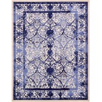 Rug Unique Loom La Jolla Blue Rectangular 10' 0 x 13' 0