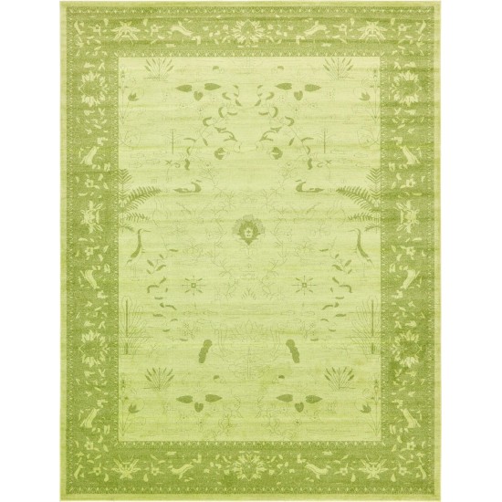 Rug Unique Loom La Jolla Light Green Rectangular 12' 2 x 16' 0