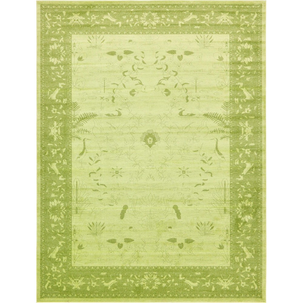 Rug Unique Loom La Jolla Light Green Rectangular 12' 2 x 16' 0 Rug Unique Loom La Jolla Light Green Rectangular 12' 2 x 16' 0
