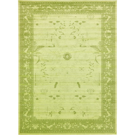 Rug Unique Loom La Jolla Light Green Rectangular 13' 0 x 18' 0