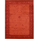 Rug Unique Loom La Jolla Orange Rectangular 13' 0 x 18' 0