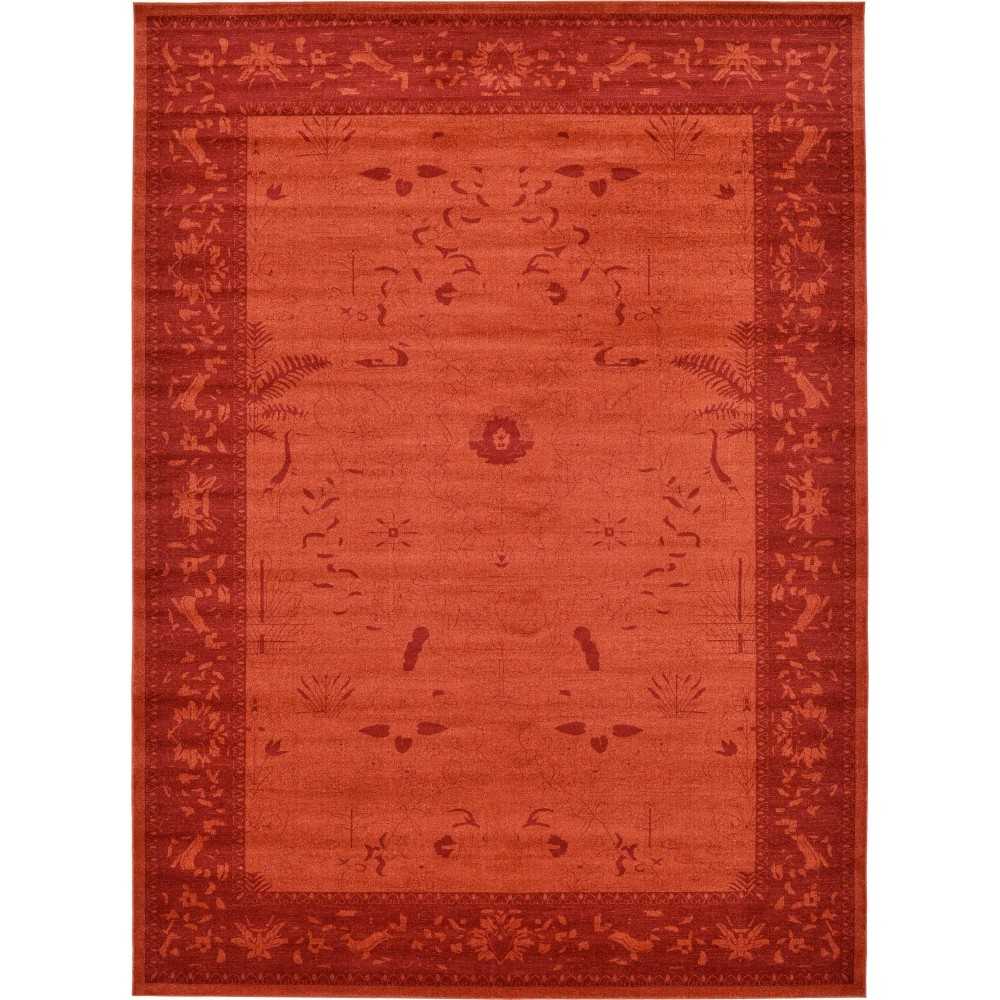 Rug Unique Loom La Jolla Orange Rectangular 13' 0 x 18' 0 Rug Unique Loom La Jolla Orange Rectangular 13' 0 x 18' 0