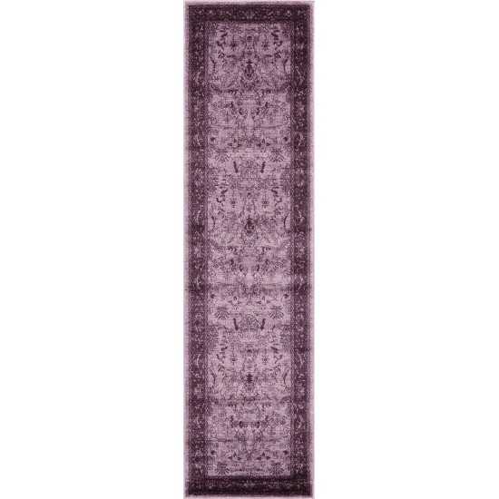 Rug Unique Loom La Jolla Violet Runner 2' 7 x 10' 0