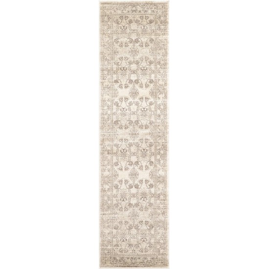 Rug Unique Loom La Jolla Ivory Runner 2' 7 x 10' 0