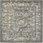Rug Unique Loom La Jolla Gray Square 6' 0 x 6' 0
