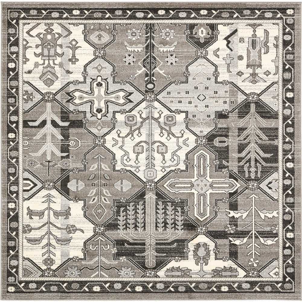 Rug Unique Loom La Jolla Ivory Square 8' 0 x 8' 0 Rug Unique Loom La Jolla Ivory Square 8' 0 x 8' 0