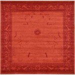 Rug Unique Loom La Jolla Orange Square 10' 0 x 10' 0
