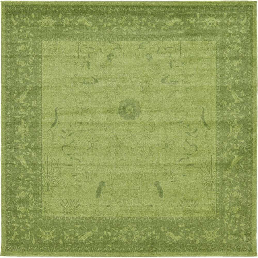 Rug Unique Loom La Jolla Green Square 10' 0 x 10' 0 Rug Unique Loom La Jolla Green Square 10' 0 x 10' 0
