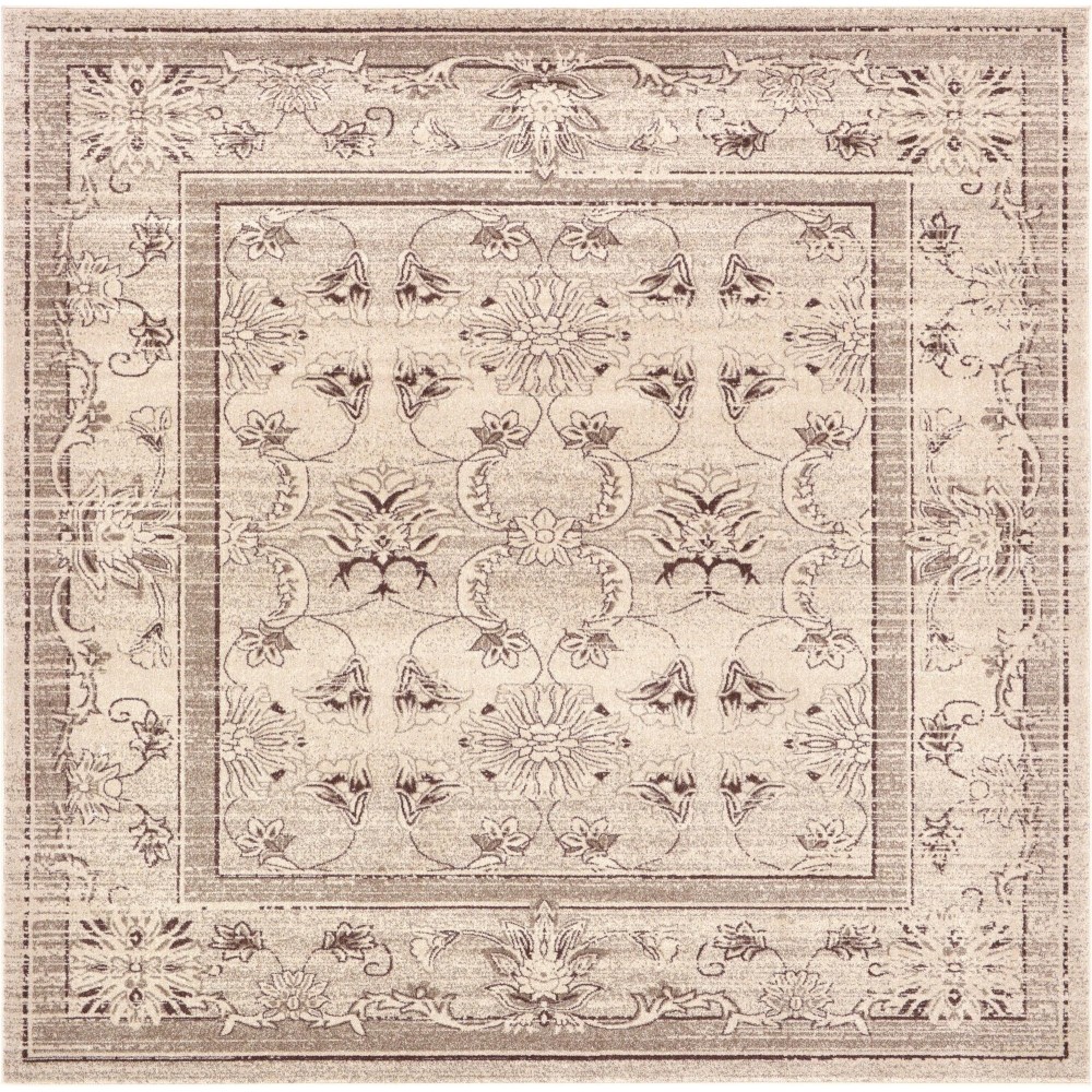 Rug Unique Loom La Jolla Ivory Square 10' 0 x 10' 0 Rug Unique Loom La Jolla Ivory Square 10' 0 x 10' 0