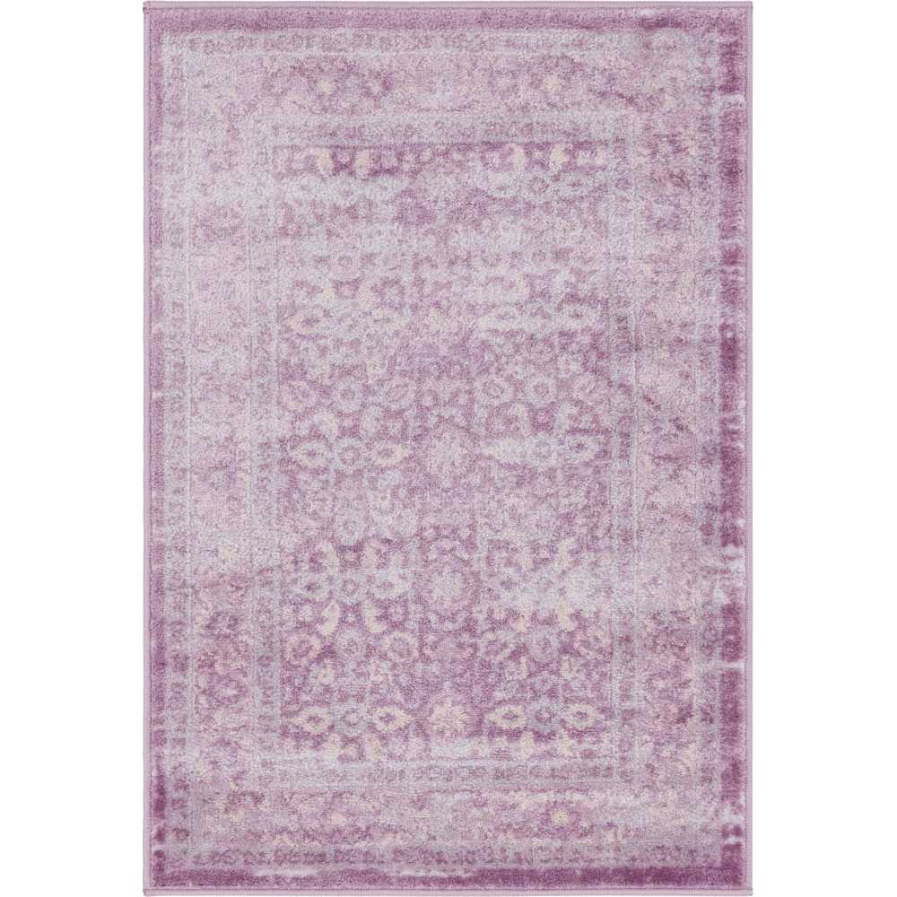 Rug Unique Loom Leila Violet Rectangular 2' 2 x 3' 0