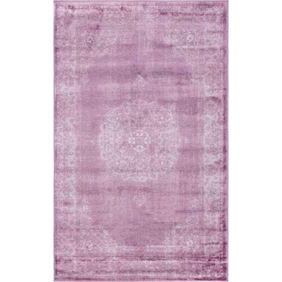 Rug Unique Loom Leila Violet Rectangular 3' 3 x 5' 3