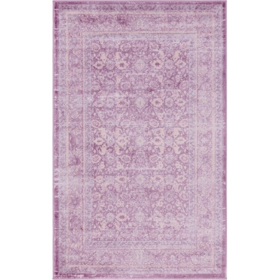 Rug Unique Loom Leila Violet Rectangular 3' 3 x 5' 3