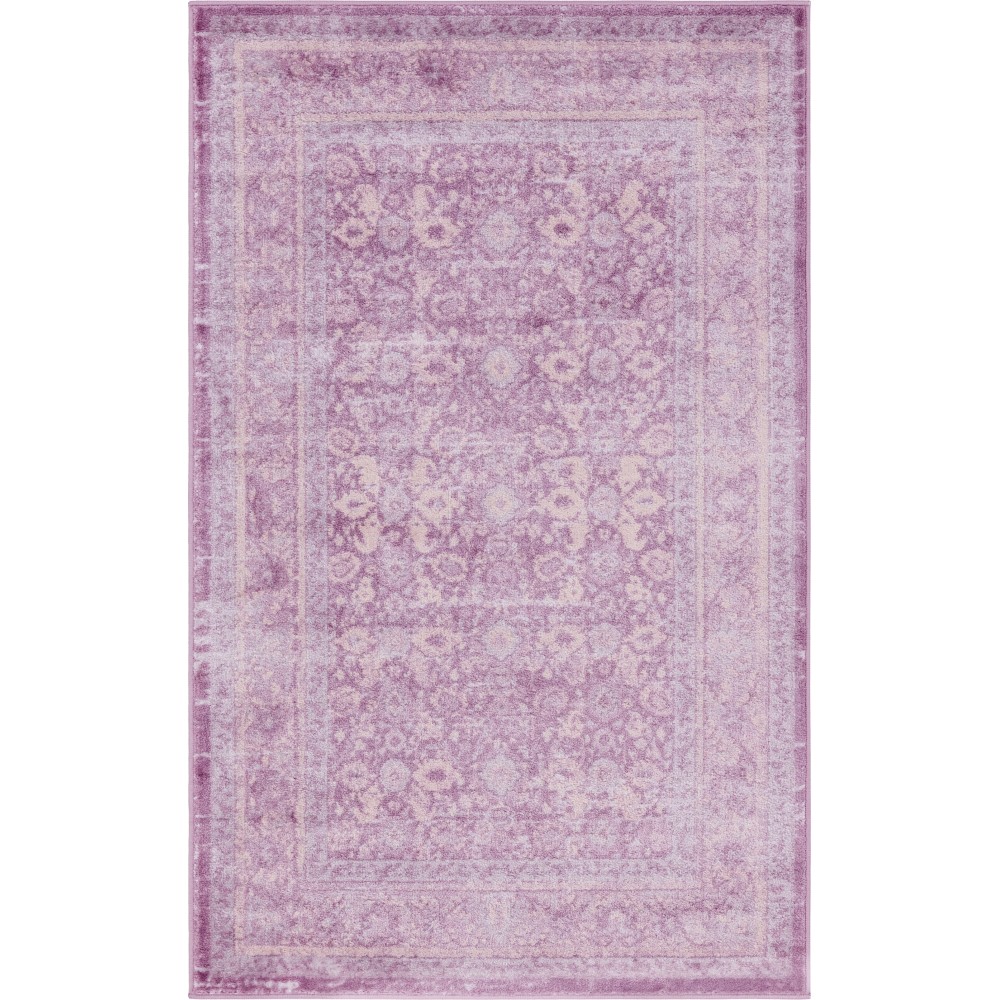 Rug Unique Loom Leila Violet Rectangular 3' 3 x 5' 3