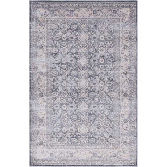 Rug Unique Loom Leila Gray Rectangular 5' 0 x 8' 0