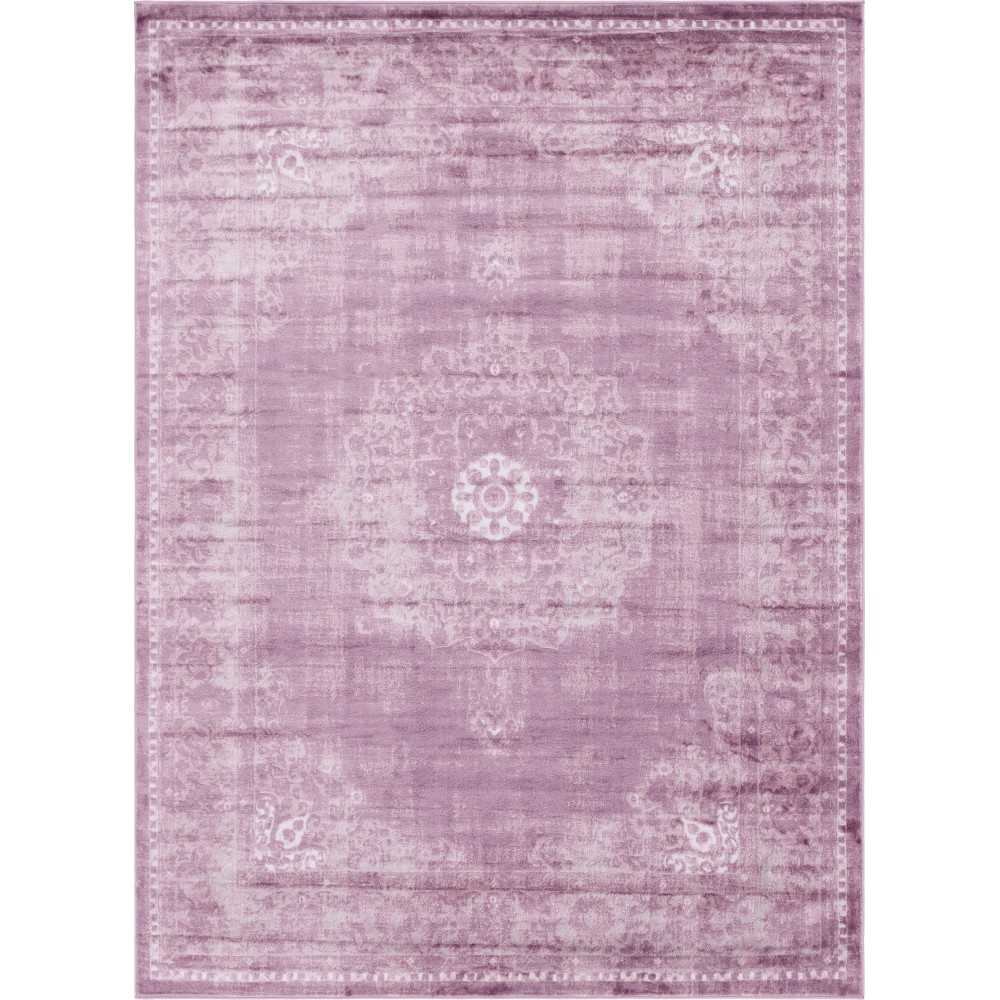 Rug Unique Loom Leila Violet Rectangular 8' 0 x 11' 0 Rug Unique Loom Leila Violet Rectangular 8' 0 x 11' 0