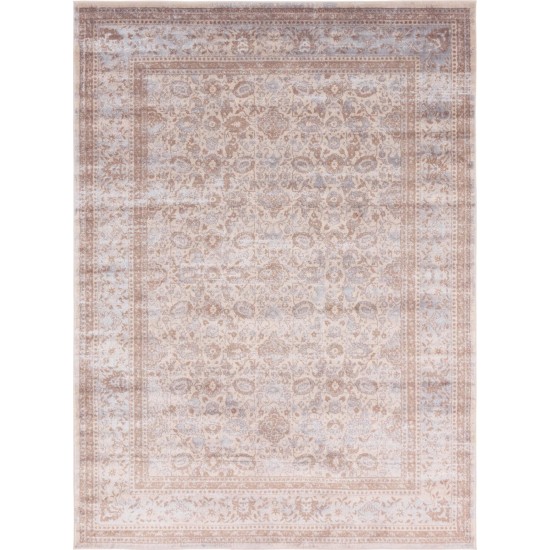 Rug Unique Loom Leila Light Brown Rectangular 8' 0 x 11' 0