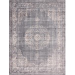 Rug Unique Loom Leila Gray Rectangular 9' 10 x 13' 0