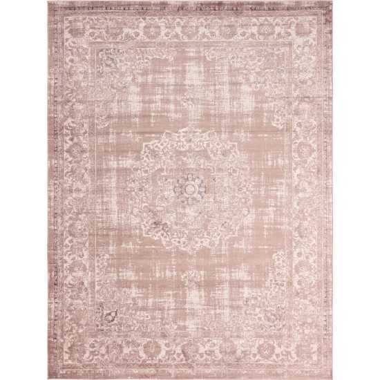 Rug Unique Loom Leila Tan/Ivory Rectangular 9' 10 x 13' 0