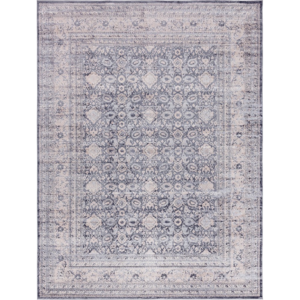 Rug Unique Loom Leila Gray Rectangular 9' 10 x 13' 0 Rug Unique Loom Leila Gray Rectangular 9' 10 x 13' 0