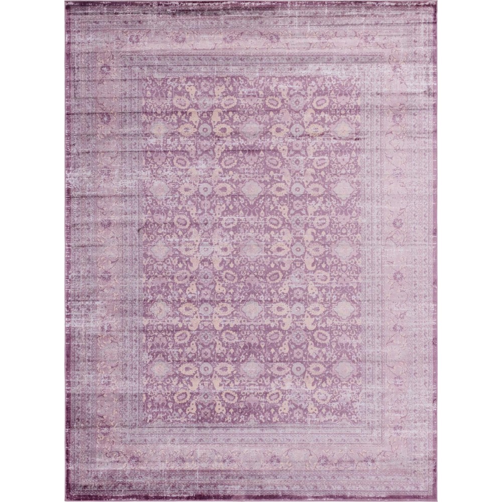 Rug Unique Loom Leila Violet Rectangular 9' 10 x 13' 0 Rug Unique Loom Leila Violet Rectangular 9' 10 x 13' 0