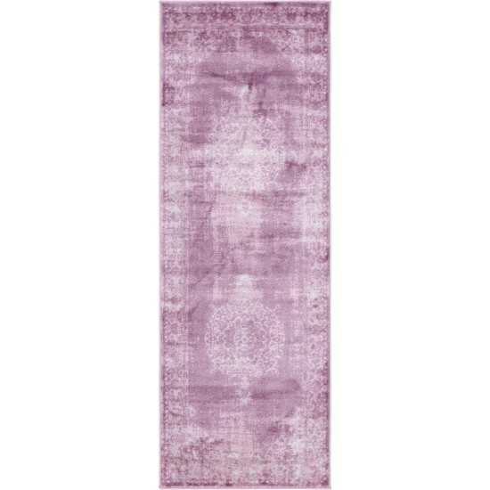 Rug Unique Loom Leila Violet Runner 2' 2 x 6' 0