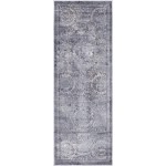 Rug Unique Loom Leila Gray Runner 2' 2 x 6' 0