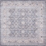 Rug Unique Loom Leila Gray Square 8' 0 x 8' 0