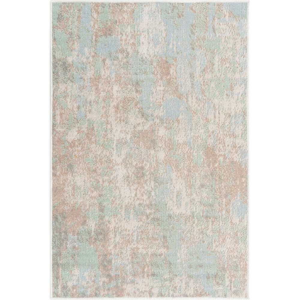 Rug Unique Loom Lotus Teal Rectangular 2' 2 x 3' 0 Rug Unique Loom Lotus Teal Rectangular 2' 2 x 3' 0