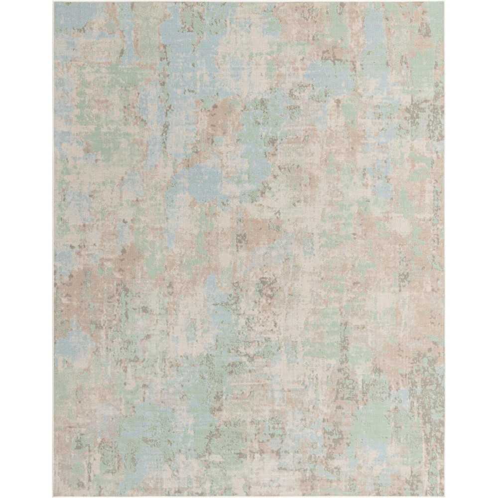 Rug Unique Loom Lotus Teal Rectangular 8' 0 x 10' 0 Rug Unique Loom Lotus Teal Rectangular 8' 0 x 10' 0