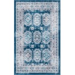 Rug Unique Loom Aarhus Blue Rectangular 3' 0 x 5' 0