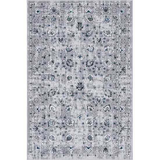 Rug Unique Loom Aarhus Gray Rectangular 5' 0 x 7' 9