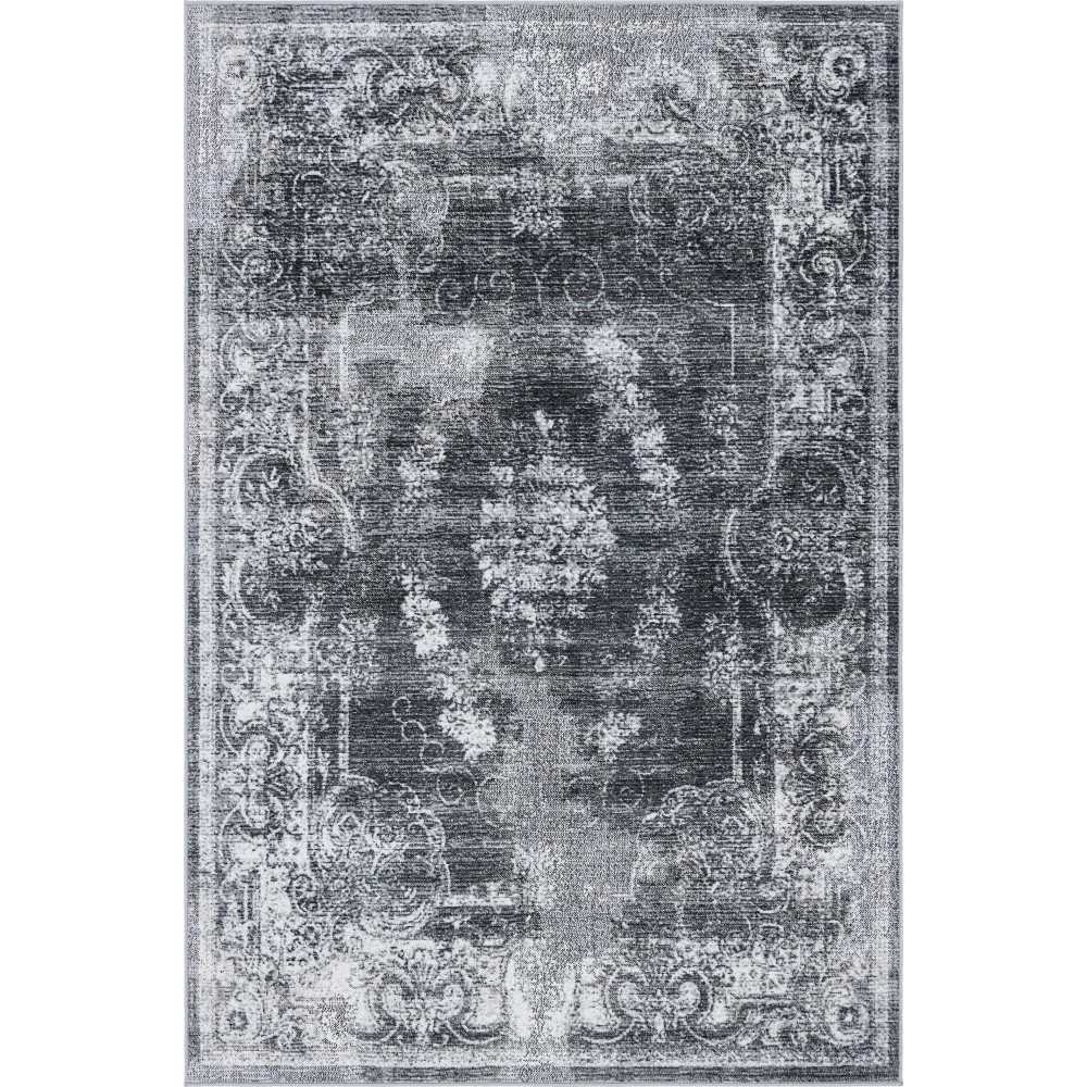 Rug Unique Loom Aarhus Charcoal Rectangular 5' 0 x 7' 9 Rug Unique Loom Aarhus Charcoal Rectangular 5' 0 x 7' 9