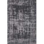 Rug Unique Loom Aarhus Dark Gray Rectangular 5' 0 x 7' 9