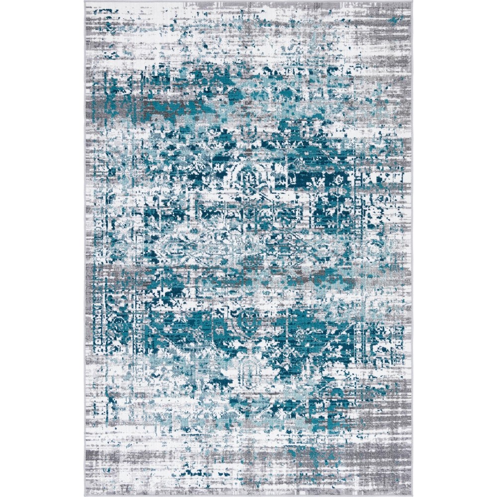 Rug Unique Loom Aarhus Blue Rectangular 5' 0 x 7' 9 Rug Unique Loom Aarhus Blue Rectangular 5' 0 x 7' 9