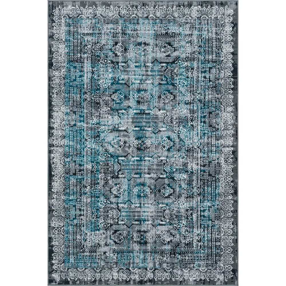 Rug Unique Loom Aarhus Gray Rectangular 5' 0 x 7' 9 Rug Unique Loom Aarhus Gray Rectangular 5' 0 x 7' 9