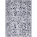 Rug Unique Loom Aarhus Gray Rectangular 7' 0 x 10' 0