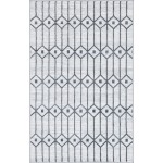 Rug Unique Loom Matrix Trellis Ivory/Gray Rectangular 3' 3 x 5' 3