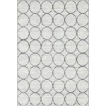 Rug Unique Loom Matrix Trellis Ivory Rectangular 4' 0 x 6' 0