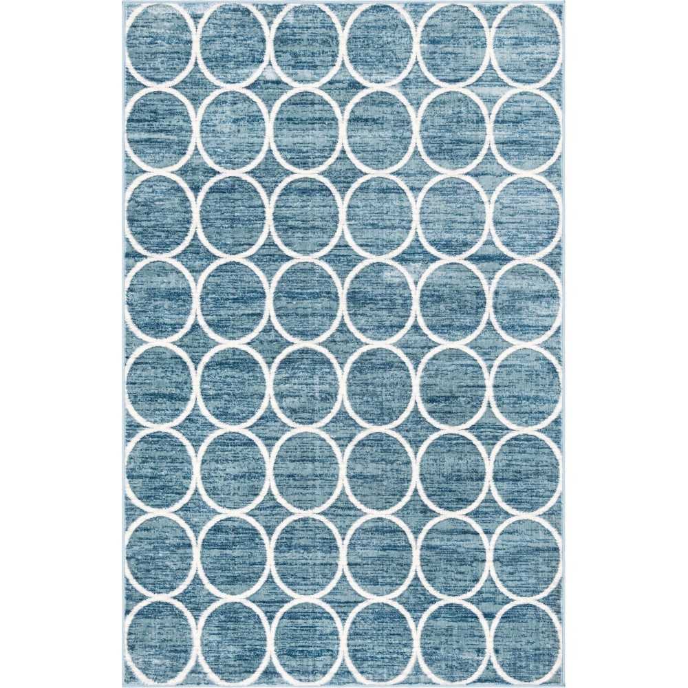 Rug Unique Loom Matrix Trellis Blue Rectangular 5' 0 x 8' 0 Rug Unique Loom Matrix Trellis Blue Rectangular 5' 0 x 8' 0